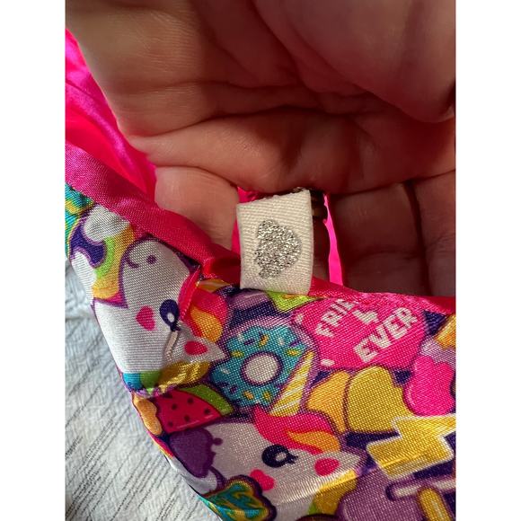 Build A Bear Workshop BABW Satin Pink Sleeping Bag and Blue Cheetah Dress - Picture 4 of 10